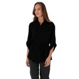 Pierre Cardin Kadın Siyah Gömlek Desenli 50318228-VR046