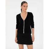 Pierre Cardin Kadın Siyah Hırka (Triko) 50310986-VR046