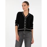 Pierre Cardin Kadın Siyah Hırka (Triko) 50316344-VR046