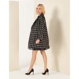 Pierre Cardin Kadın Siyah Kaşe Kaban 50254895-VR046 - 36