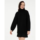 Pierre Cardin Kadın Siyah Oversize Kazak 50290574-VR046 - M