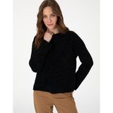 Pierre Cardin Kadın Siyah Oversize Kazak 50290610-VR046 - M