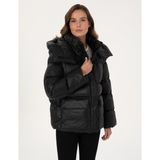 Pierre Cardin Kadın Siyah Oversize Mont 50309064-VR046 - 36