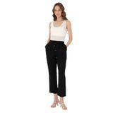 Pierre Cardin Kadın Siyah Pantolon (Kanvas-Chino) 50301256-VR046