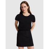 Pierre Cardin Kadın Siyah Regular Fit Basic Tişört 50325474-VR046