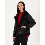 Pierre Cardin Kadın Siyah Regular Fit Mont 50295947-VR046 - 38