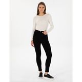 Pierre Cardin Kadın Siyah Skinny Fit Jean Pantolon 50317996-VR046 - 34 - 42