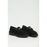 Pierre Cardin Kadın Siyah Süet Loafer PC-55223 - Siyah Suet