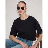 Pierre Cardin Kadın Siyah Tişört 50325455-VR046