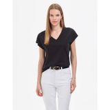 Pierre Cardin Kadın Siyah Tişört Basic 50325454-VR046