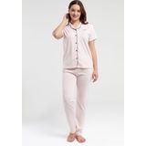 Pierre Cardin Kadın Turuncu Gömlek Pijama Takım