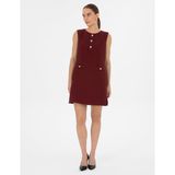 Pierre Cardin Kadın Vişne Elbise (Dokuma) 50313272-VR223