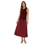 Pierre Cardin Kadın Vişne Etek (Dokuma) 50315695-VR223