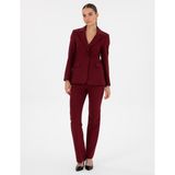 Pierre Cardin Kadın Vişne Flare Fit Kumaş Pantolon 50310395-VR223 - Dropsuz - 36