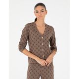 Pierre Cardin Kadın Vizon Hırka (Örme) 50290988-VR052