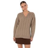 Pierre Cardin Kadın Vizon Kazak/Triko 50310890-VR052
