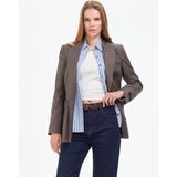 Pierre Cardin Kadın Vizon Slim Fit Ceket 50296900-VR052 - 34 - Dropsuz