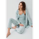Pierre Cardin Kadın Yeşil 3'lü Pijama Takım