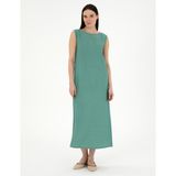 Pierre Cardin Kadın Yeşil Regular Fit Dokuma Elbise 50301066-VR054 - 38
