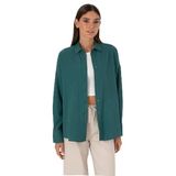 Pierre Cardin Kadın Zümrüt Gömlek Desenli 50318232-VR055