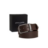 Pierre Cardin Kahve Çift Yönlü Deri Erkek Kemer (En 4 cm) PC-4099C6Z