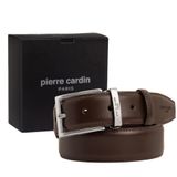 Pierre Cardin Kahve Deri Erkek Kemer PC-2209KD06 (Kahve, 130 CM)