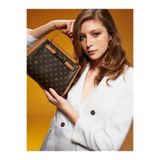 Pierre Cardin Kahve Monogram Kadın Omuz Çantası 05PO25Y10331