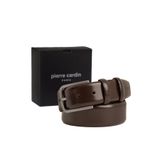 Pierre Cardin Kahve Rugan Deri Erkek Kemeri (En 3,5 cm) PC100AKV1