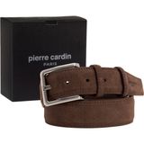 Pierre Cardin Kahve Suet Deri Erkek Kemeri (En 3,5 cm) PC1009K6S - 130 cm
