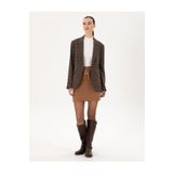 Pierre Cardin Kahverengi A Kesim Dokuma Etek 50290405-VR029