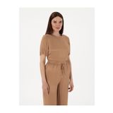 Pierre Cardin Kahverengi Comfort Fit Bluz 50301143-VR029