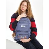 Pierre Cardin Kız Çocuk Çok Gözlü Sırt Okul Çantası 07PC344 - Mavi