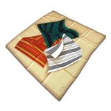 Pierre Cardin Krem - Siyah Karma Desenli Tivil İpek Eşarp 4210701-311