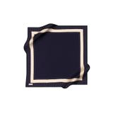 Pierre Cardin Lacivert 90X90 İpek Krep Saten Eşarp
