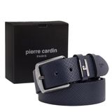 Pierre Cardin Lacivert Deri Erkek Kemer PC-2099L3T (Lacivert, 135 CM)