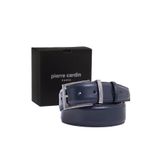 Pierre Cardin Lacivert Deri Erkek Kemeri (En 3,5 cm) PCK02009L2N