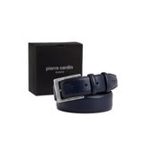 Pierre Cardin Lacivert Deri Erkek Kemeri (En 3,5 cm) PCK02009L7A