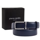Pierre Cardin Lacivert Deri Otomatik Tokalı Erkek Kemeri PCOTM01L6T (Lacivert, 125 CM)