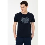 Pierre Cardin Lacıvert Erkek T-Shirt G021SZ011.000.1288085