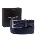 Pierre Cardin Lacivert Örgü Erkek Kemer PC-1745P6Z (Lacivert, 130 CM)