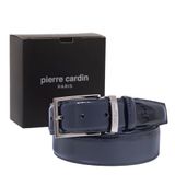 Pierre Cardin Lacivert Rugan Deri Erkek Kemer PC-2209RL8R (Lacivert, 130 CM)