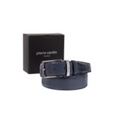 Pierre Cardin Lacivert Rugan Deri Erkek Kemeri (En 3,5 cm) PCK02209RLR8