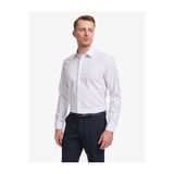 Pierre Cardin Lacivert Slim Fit Çizgili Uzun Kollu Gömlek 50307294-VR033