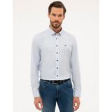 Pierre Cardin Lacivert Slim Fit Gömlek