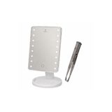 Pierre Cardin LED IŞIKLI MAKYAJ AYNASI PC-YA2001 + LED IŞIKLI CIMBIZ PC-H11203