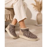 Pierre Cardin Leopar Kadın Bot PC-55184 Bej