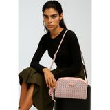 Pierre Cardin Limited Edition Pembe Dijital Monogram Kadın Çapraz Omuz Çantası 05PO25Y10701