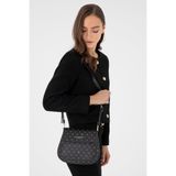 Pierre Cardin Limited Edition Siyah Monogram Kadın Çapraz Omuz Çantası 05PC24K24108