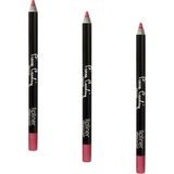 Pierre Cardin Lipliner Suya Dayanıklı Dudak Kalemi, Pembe (3 paketi)