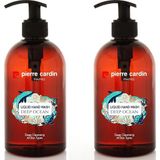 Pierre Cardin Liquid Hand Wash 480 ml – Deep Ocean - Sıvı Sabun - Derin Okyanus 2li paket